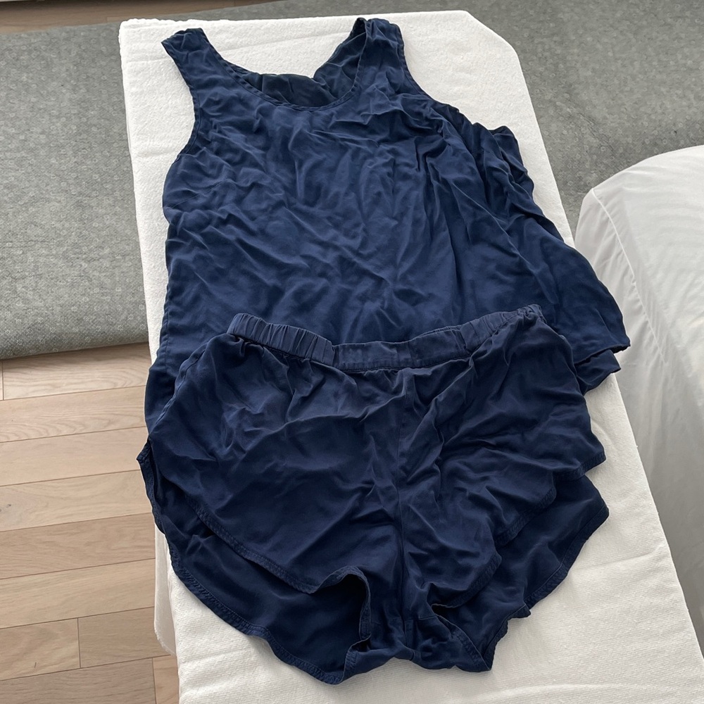 Lunya Deep Blue Sleepwear Set